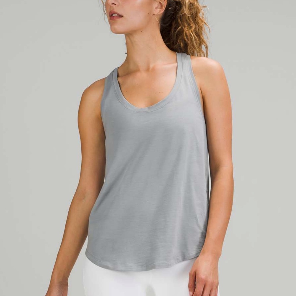 Lululemon Love Tank in Rhino Grey, size 16 NWOT